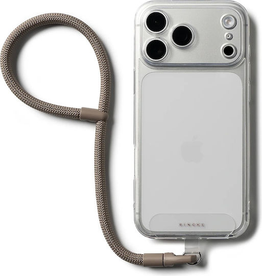 Ringke Universal Holder Hand Strap Link Flow P-type Crossbody Lanyard Phone Cases Adjustable Mocha Mousse