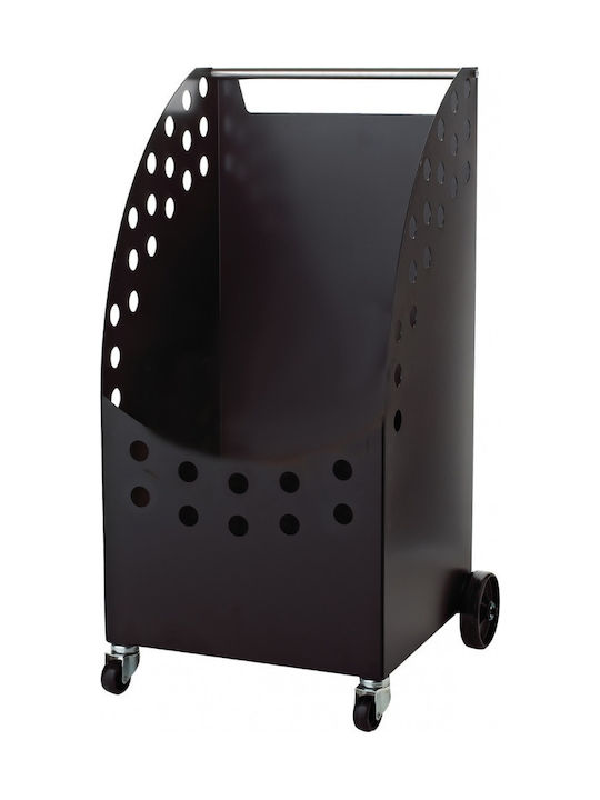 Zogometal K50 Μεταλλικό Καλάθι Αποθήκευσης Ξύλων 40x43x90cm Μπρούτζινο
