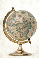 Greeting Card Without Message Historical Globe 7x11cm Paperbox