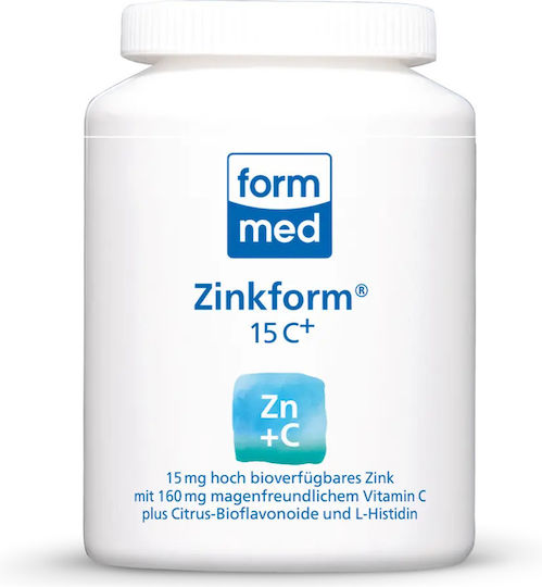 FormMed Zinkform 15 C+ Ειδικό Συμπλήρωμα Διατροφής 90 κάψουλες