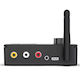 Techstar Convertor Audio Digital La Analogic Dac 192khz Bluetooth 5.4 Telecomandă Intrare Coaxială Ieșiri Rca Jack 3.5mm