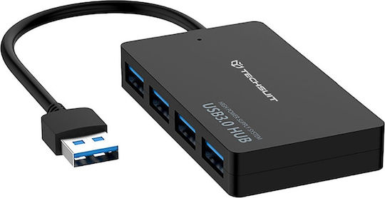 Usb 4in1 Docking Station – 4x Usb 3.0 Skyddar Innovation Ultra Rapid Transfer Plug Play Quantumnode H15 Set Stickere Negru