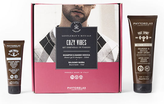 Phytorelax Gentleman’s Ritual Kit Комплект за грижа за кожата за Почистване на тялото 2бр