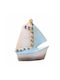 Espiel Ceramic Miniature Ship 12x5x12cm