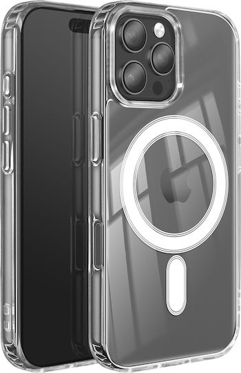 Swissten Reinforced Magsafe Case Iphone 16 Pro Model Magstick Clear Jelly Sienna