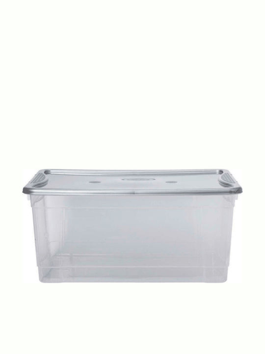 Cyclops Mega Plastic Storage Box with Lid Transparent 59x40x37cm