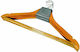 Clothes Hanger Brown Ε-0039 3pcs
