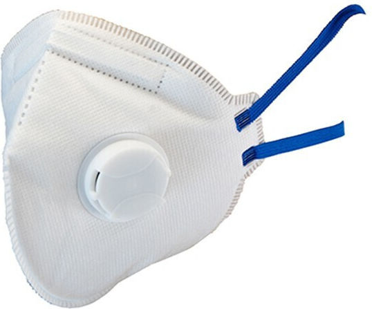 Bormann Protective Mask FFP2 with Valve White 053217 15pcs