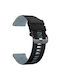 Curea Silicon Universală 22 Mm Negru Gri
