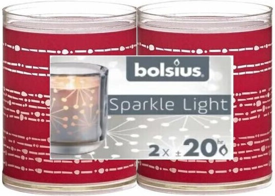 Bolsius Christmas Red Candle 20x2cm