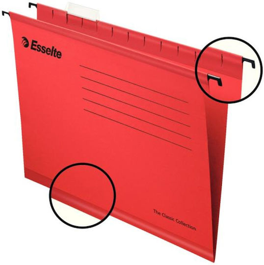 Ντοσιέ Κρεμαστό Leitz Α4 Κόκκινο Esselte Leitz