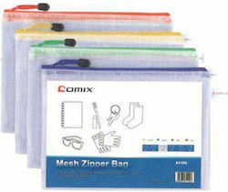 Comix Plic Pvc Transparent Cu Fermoar A4 33x24cm Comix Plic Pvc Transparent Cu Fermoar A4 33x24cm