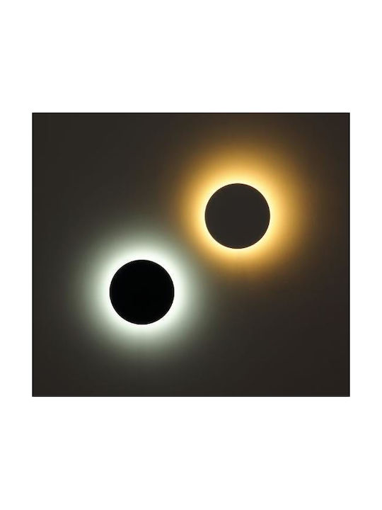 Fos me Leuchte Wand mit Integrierter LED Schwarz