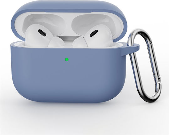Σιλικόνη Θήκη Airpods Pro 3 Καραμπίνερ Λεβάντα