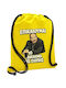 Koupakoupa I Invoke The Right Of Silence!!! Gym Backpack Yellow