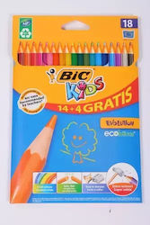 BIC Цветни Моливи Комплект 18 Цветни