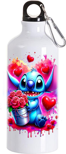 Παγούρι Lilo & Stitch 600ml Λευκό