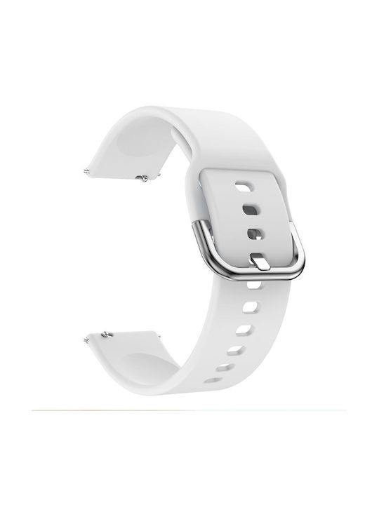 Wishbox Λουράκι Σιλικόνης Smart Clasp Xiaomi Watch S4 47mm Λευκό