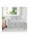 vidaXL vidaXL Sofa Throw Fleece 270x240cm Gray