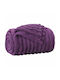 vidaXL Ριχτάρι Πολυθρόνας Fleece 200x150εκ. Μοβ 42016902