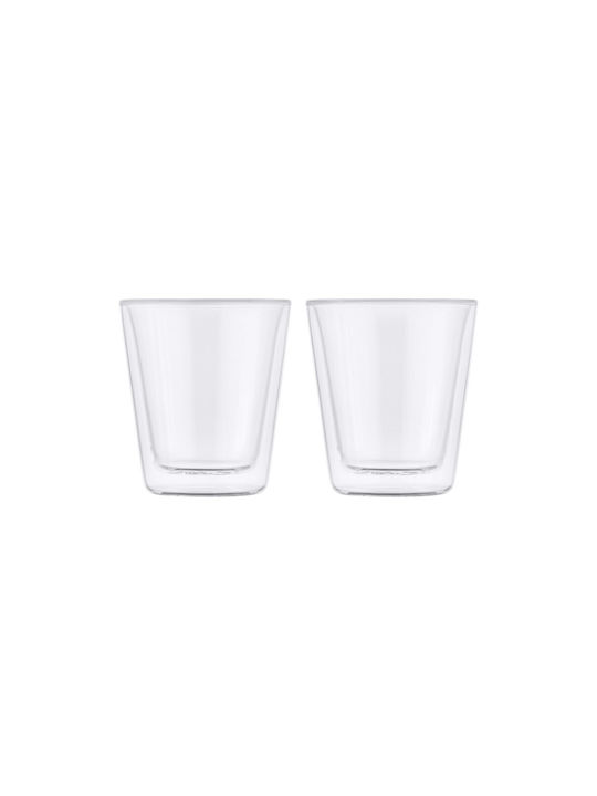 Maxwell & Williams Κούπα Κεραμική Διάφανη 200ml 2τμχ