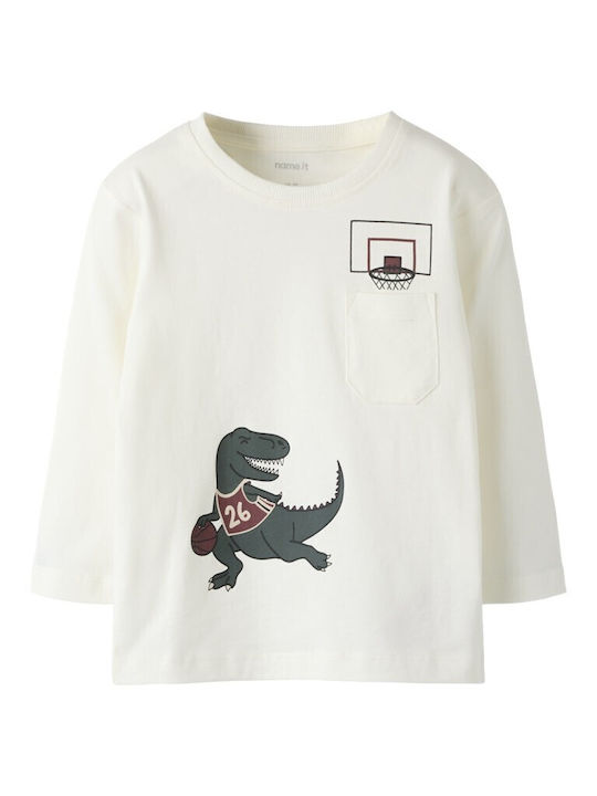 Name It Kids Long-sleeved White Top