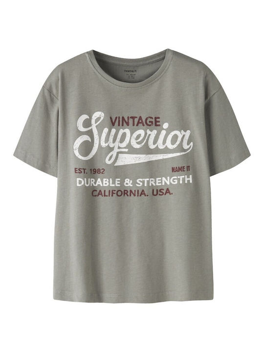 Name It Kids' T-shirt Khaki
