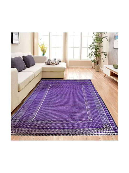 SpitiBazaar Covor Rectangular Violet