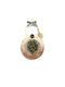LiebeQueen Handmade Hanging Lucky Charm Pomegranate Orange made of Plexiglass 1pcs