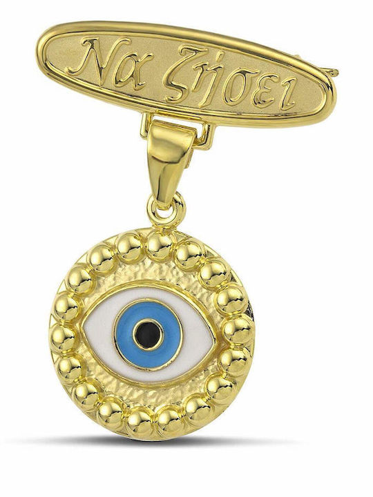 Themelidis Jewels Kinder Sicherheitsnadel aus Gold 9K