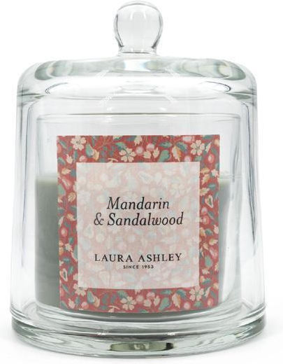 Laura Ashley Αρωματικό Κερί Σόγιας σε Βάζο με Άρωμα Mandarin & Sandalwood 210gr