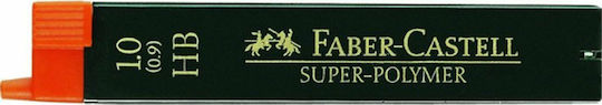 Faber-castell 12 Μύτες Μολυβιού Super Polymer Πάχους 1mm Τύπου Hb 3 Τεμ