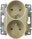 Vena2 Double Socket U Satin 525049