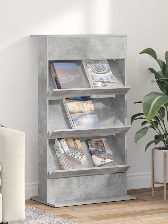 vidaXL Zeitschriftenständer Gray 70x41x126cm 1S...