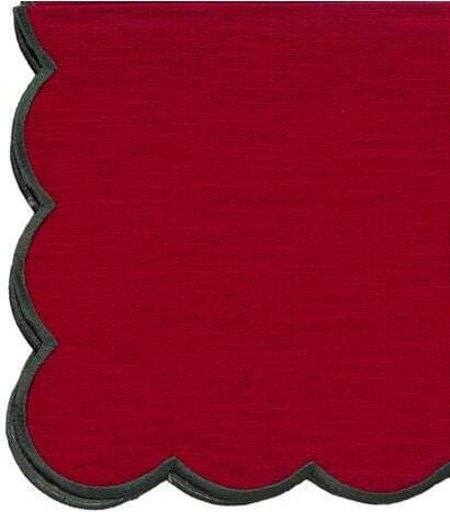 Nakas Concept Napkin Linen Set 4pcs Red 42x42cm