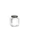 Temno Vase Allgemeine Verwendung mit Deckel Glas Transparent 200ml