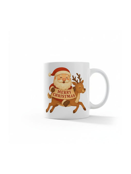 Weihnachtlicher Becher mit Weihnachtsmann
