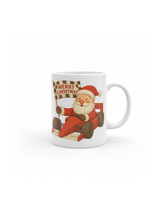Weihnachtlicher Becher mit Weihnachtsmann