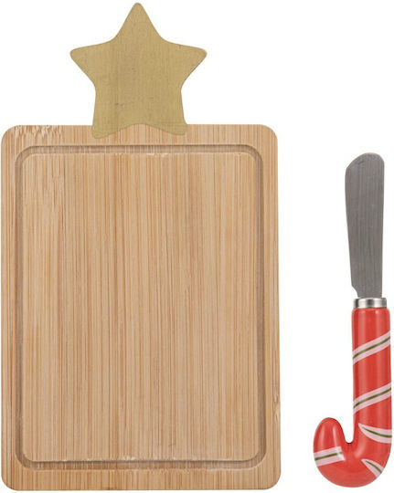 Ladelle Set Christmas Platters Wooden L19xW11cm. 2pcs