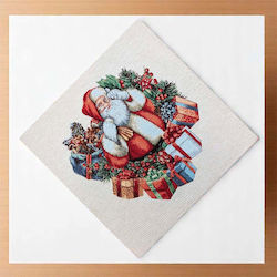 Cotone Weihnachtliches Tischgeschirr mit Weihnachtsmann