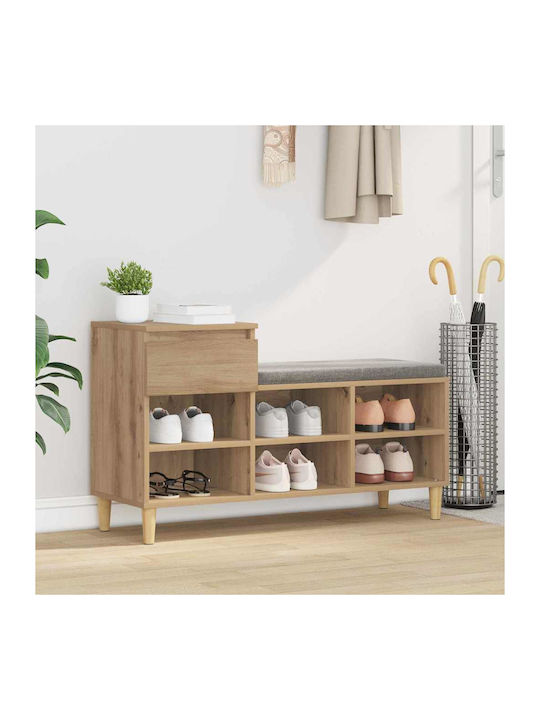 Holz Schuhschrank 102x36x60cm