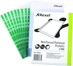 Rexel Binderblätter 12265 Verstärkte Klare Grüne 100 Stück Rexel Binderblätter 12265 Verstärkte Klare Grüne 100 Stück