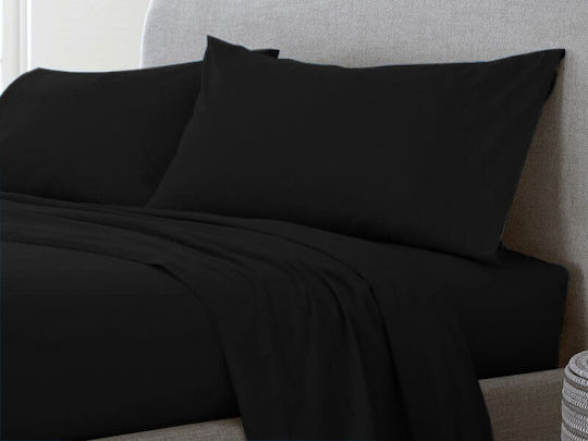 Pillowcase Set Black 50x70cm.