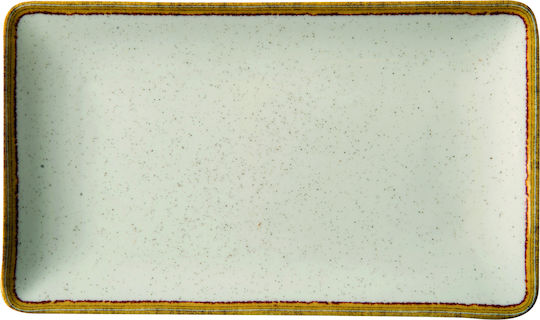 GTSA IVORY Πιάτο Ρηχό Ορθογώνιο από Πορσελάνη Ivory 21x10.5cm