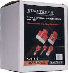 Set Carote Diamantate Beton Kraft&Dele 6 Bucăți Kd11219