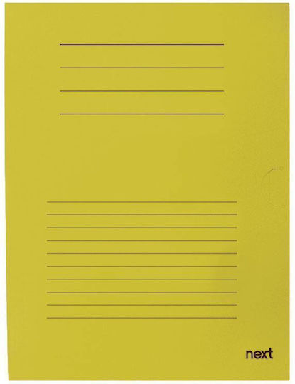 Next Bifold Presentation Manila Yellow 30.5x22cm
