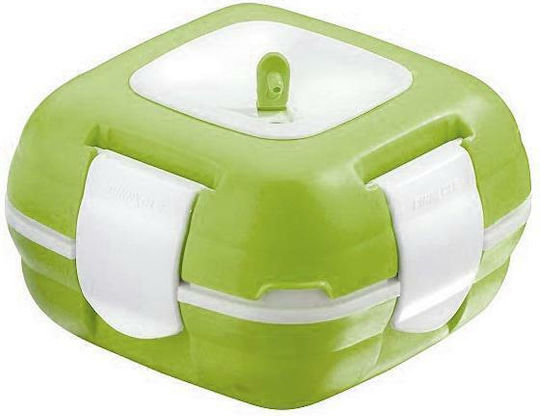Pinnacle Lunchbox Isolierte Lunchbox Kunststoff Grün 2000ml 1Stück