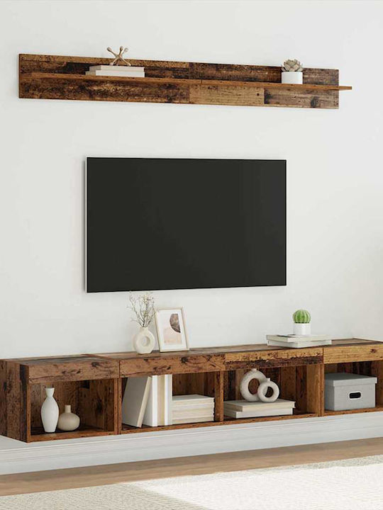 Wohnzimmer TV-Einheit Old Wood mit Beleuchtung L40xB30xH30cm
