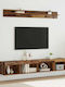 Wohnzimmer TV-Einheit Old Wood mit Beleuchtung L40xB30xH30cm