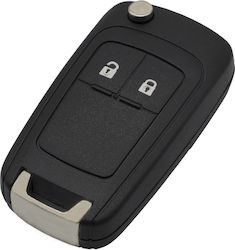Car Key Case Compatible Opel Chevrolet Vauxhall 2 Buttons